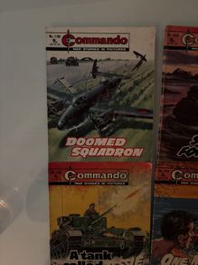 Commando war graphic novel books x 9