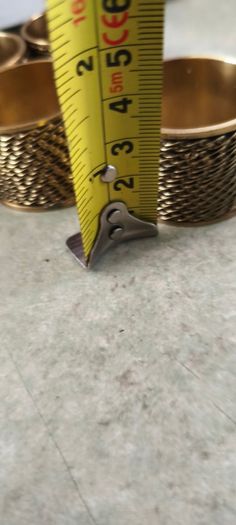 Vintage Copper Brass Gold Braided Napkin Rings Set Of 8