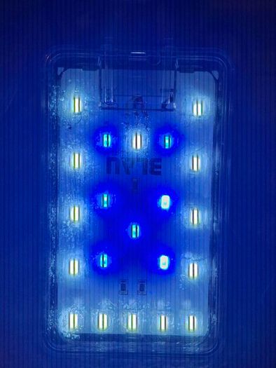 3x Aquarium LED Lights BLAU for marine tank + Mini controller