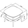 Solid Oak Side Table Image 3