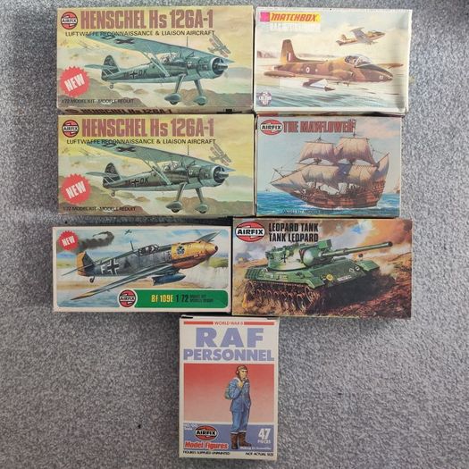 Airfix Joblot - Spitfire Messerschmitt Boeing Matchbox