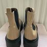 ankle boots beige chunky ankle boot size 39 Image 3