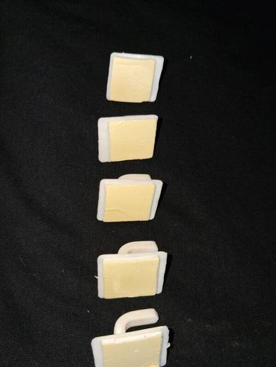 x5 Bundle - Brand New Self Adhesive Multi-Purpose Wall Mounted Hooks - RRP - 3.19