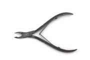 Nail Cuticle Nipper Toe Manicure Scissors Nail Art Clipper Cutter (10.5cm, Black)