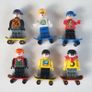 Lego minifigure bundle inc bikes skateboards Image 4