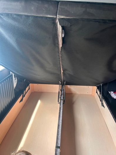 Double storage bed