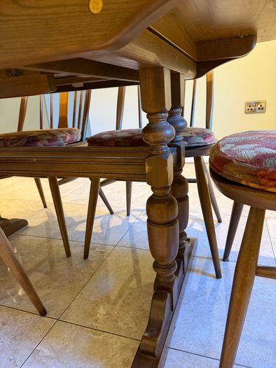 ercol Dining table & chairs