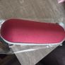 Umbrella with protective zip case. Burgundy/red colour, lightweight and easy to carry in a handbag or backpack. Brand new and unused. Image 5