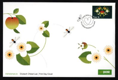 2019 Ireland Love and Marriage Self-adhesive Commemorative Stamp An Post First Day Cover (FDC)