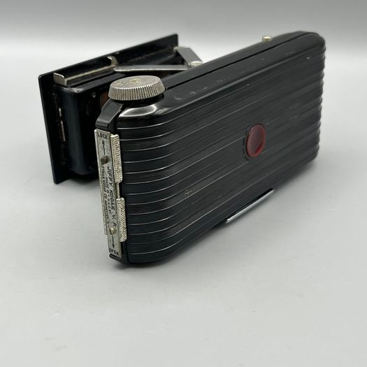 Jiffy Kodak Vp Vest Pocket Bakelite 127 Camera with Original Leather Case-SPARES