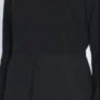 top zara long sleeve round neck suit fabric top with peplum Image 3