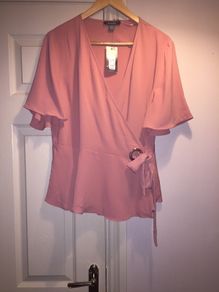 Bnwt wrap around blouse