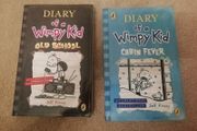 Diary of a wimpy kid books x 2