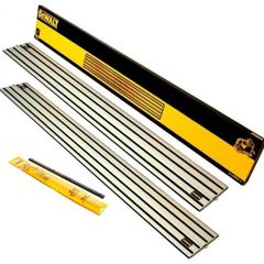 2 x DeWalt DWS5022 1.5m Guide Rail for DWS520 Plunge Saws & Connector