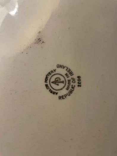 Three old serving platters