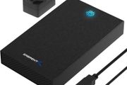 Sabrent Hard Drive Enclosure, Lightning Fast Transfer Speeds 5Gbps, SATA to USB HDD Enclosure for 2.5 3.5 inch SSD HDD Disks - 22TB, USB Cable Included, Tool-free Hard Drive Docking Station (EC-KSL3) - Boxed
