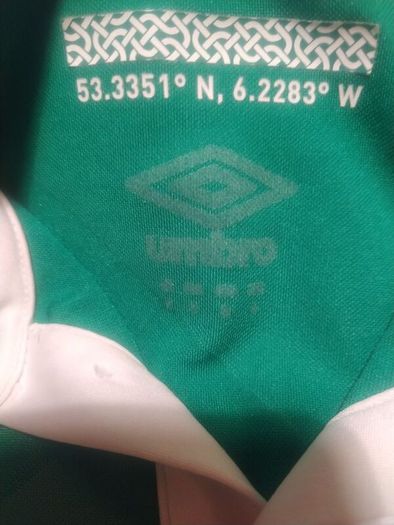 Ireland jersey (with added message!)