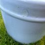 2 Glazed Light Blue Terracotta Pots Image 3
