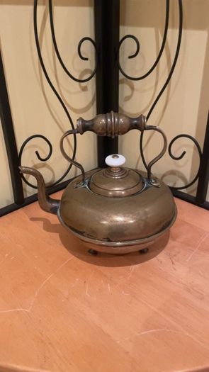 Vintage brass kettle