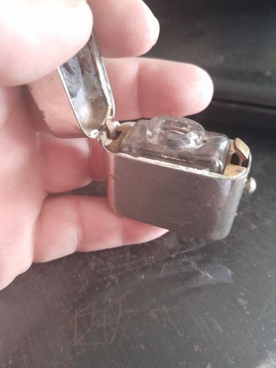 old traveling inkwell