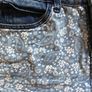 Cool print denim shorts Image 2