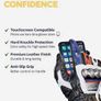 Luxury Genuine Leather Racing Motorcycle Gloves Carbon Knuckle Protective Motorbike Gloves Image 10