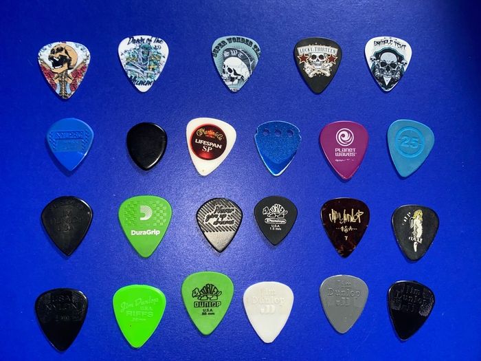 Guitar Picks Plectrums Jim Dunlop jazz III Tortex
