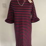 dress Bnwt navy & red striped dress with frilled sleeves soaked in luxury dress small Image 2