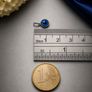 925 Vintage Sterling Silver Evil Eye Protection Charm Image 8