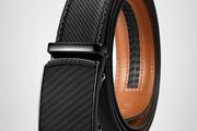 Men's Belt Leather Ratchet Belt for Men Dress Casual Every Day with Adjustable Buckle, Trim to Fit