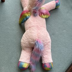 Pink unicorn teddy