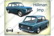 Hilllman Imp tin metal sign Hillman classic car tin metal sign