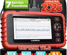 Newest Professional Launch Crp123x V3.0 Obd2 Scanner