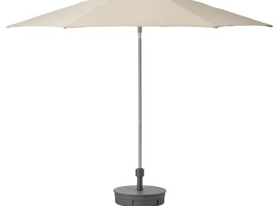 Outsunny 3M Parasol with base/ Sun umbrella/ Garden parasol