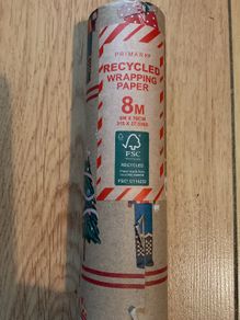 Christmas wrapping paper 8m Roll Brand New