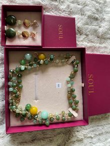 Soul Necklace and earrings jewellery