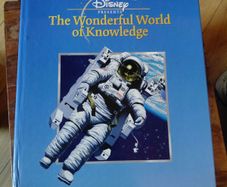 vintage hardcover book: The Wonderful World of knowledge-Space