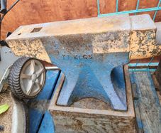 John Brooks Vaughans 1.5 CWT 77kg Anvil & Stand- Made in England from Cast Steel - Worlds Best Anvil