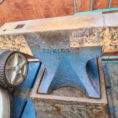 John Brooks Vaughans 1.5 CWT 77kg Anvil & Stand- Made in England from Cast Steel - Worlds Best Anvil