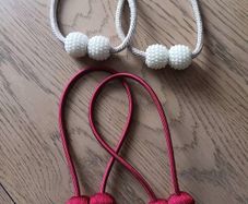 2 x sets of Magnetic Curtain Tie-Backs