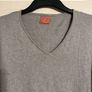 Womens Grey Top Cotton/Cashmere/Silk Image 2