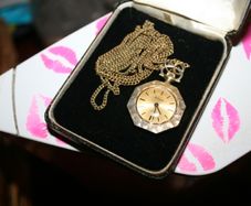 H.Samuel Quartz Necklace Watch