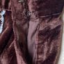 Vintage Pink Soda Handpainted Velvet Sequinned A line skirt Size UK10 Image 5