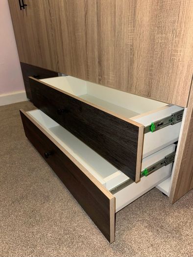 Wardrobes, kitchens, utility rooms, storage units.
