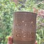 Vintage Ventry Penny's Pottery Jar Vase Candleholder, Atlantic Waves Image 5