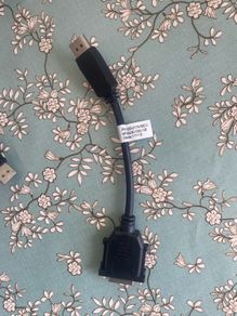 DisplayPort / DP to DVI-D Dual Link 20cm Adapter Cable