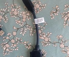 DisplayPort / DP to DVI-D Dual Link 20cm Adapter Cable