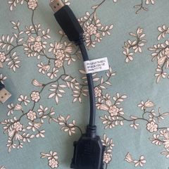 DisplayPort / DP to DVI-D Dual Link 20cm Adapter Cable