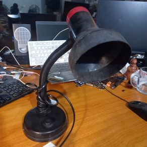 Black desk lamp