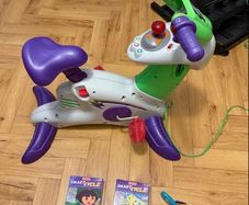 Kids bicycle-game console Fisherprice smart cycle with 3 cartridges